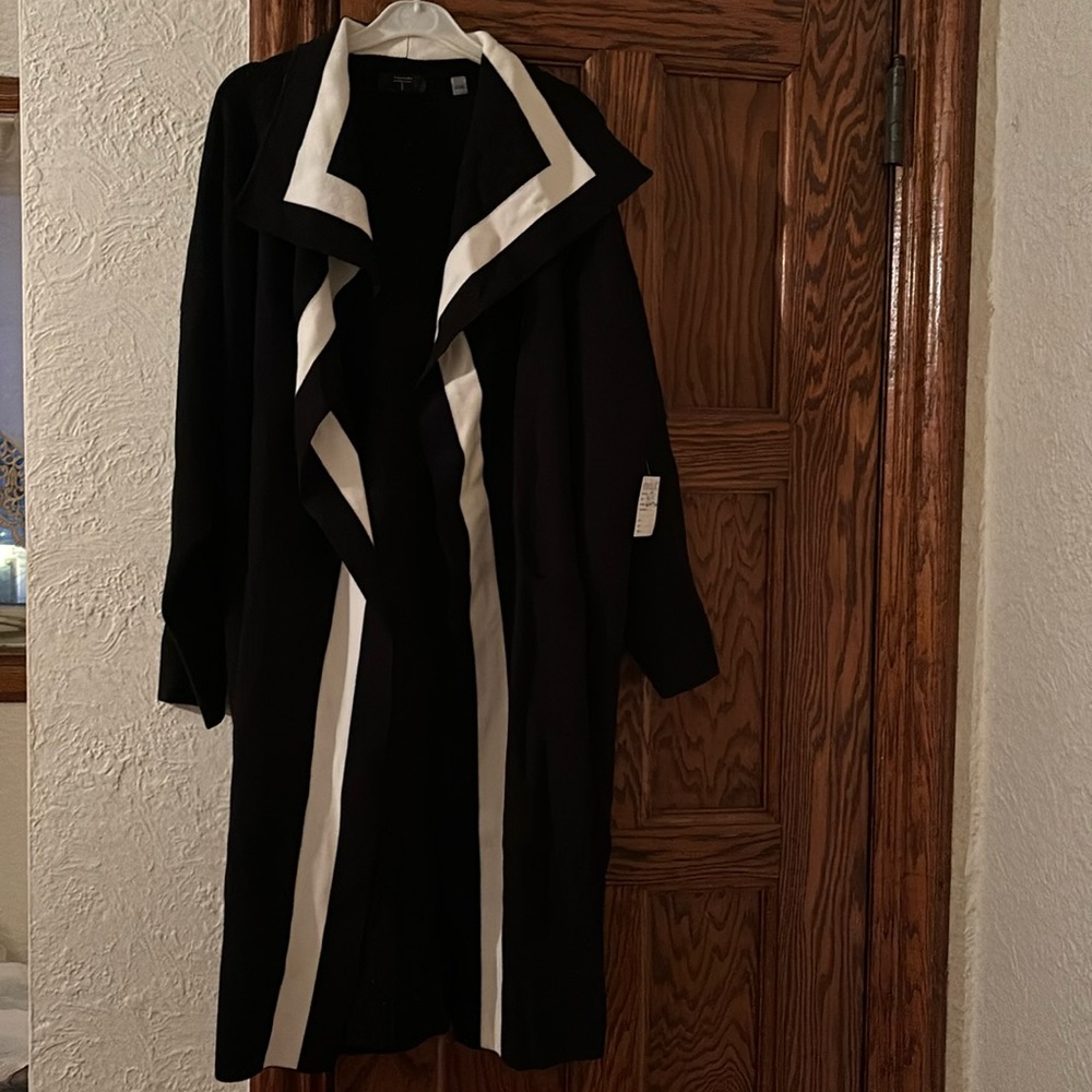 Tahari long sweater.